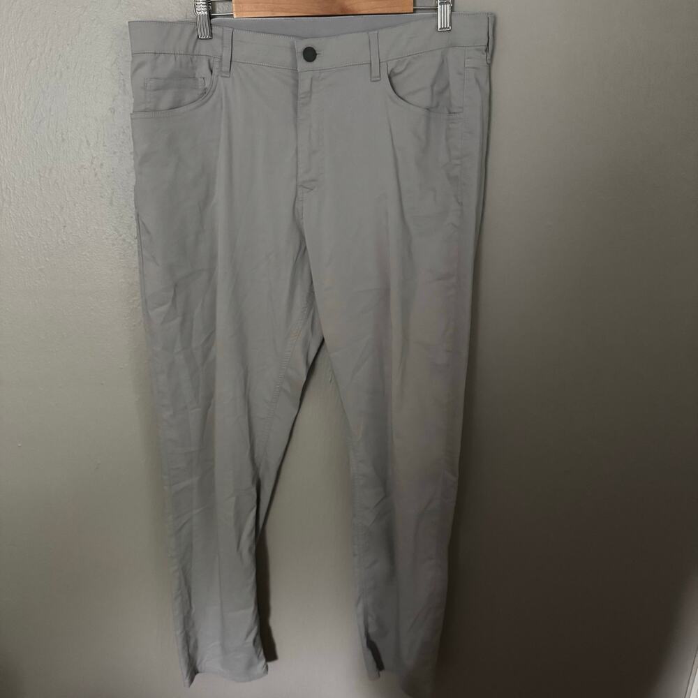 FAHERTY RESERVE Movement Pant in Chino Grey Size 36x30 workwear casual everyday